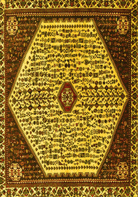 Persian Yellow Traditional Rug, tr1073yw