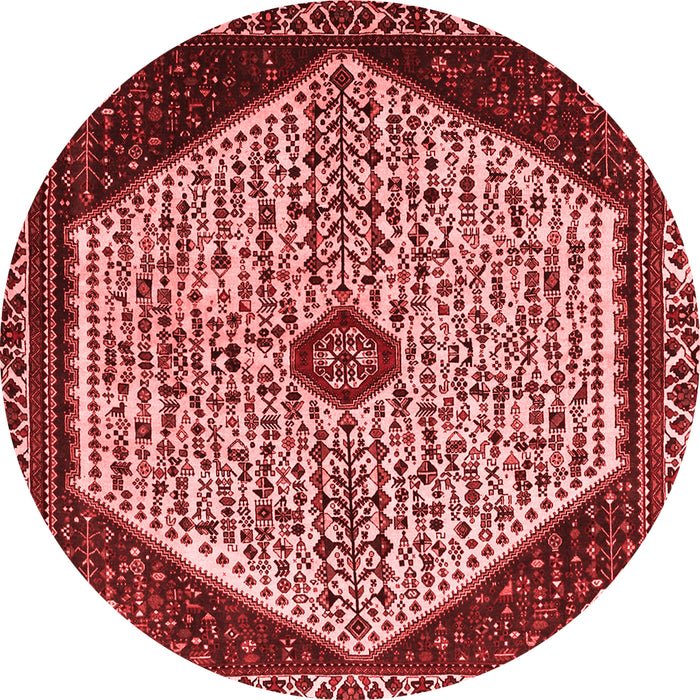 Machine Washable Persian Red Traditional Rug, wshtr1073red