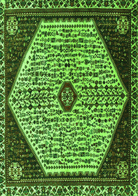 Persian Green Traditional Rug, tr1073grn