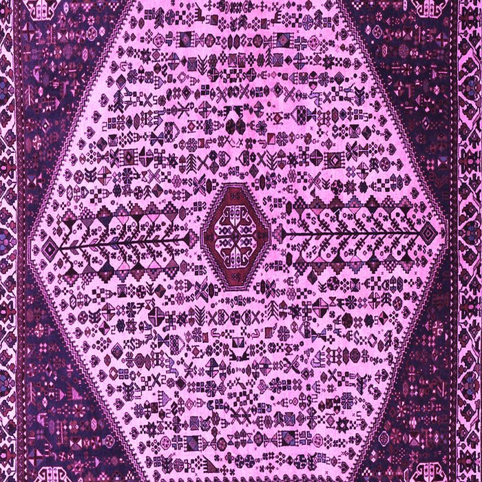 Machine Washable Persian Purple Traditional Area Rugs, wshtr1073pur