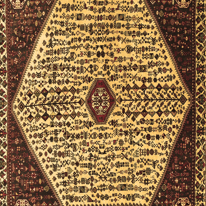 Machine Washable Persian Brown Traditional Rug, wshtr1073brn