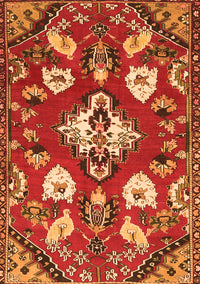 Persian Orange Traditional Rug, tr1074org