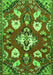 Persian Green Traditional Rug, tr1074grn