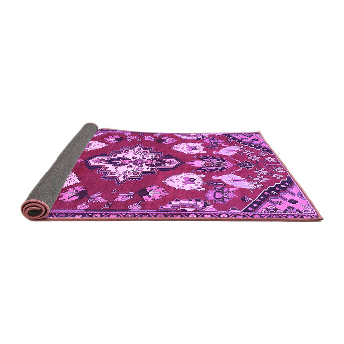 Sideview of Persian Purple Traditional Rug, tr1074pur