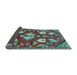 Sideview of Persian Light Blue Traditional Rug, tr1074lblu