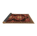 Sideview of Persian Brown Traditional Rug, tr1075brn