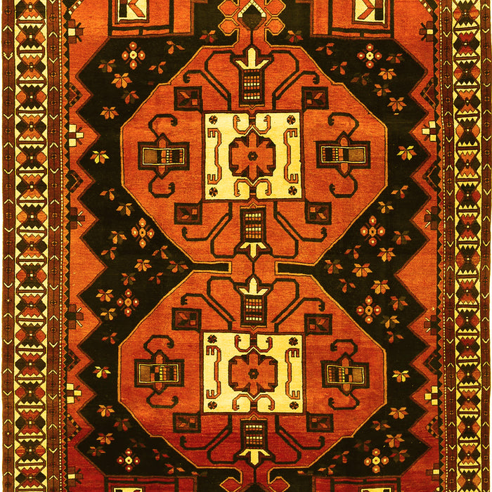 Persian Yellow Traditional Rug, tr1075yw
