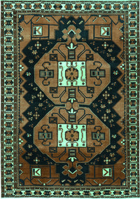 Persian Turquoise Traditional Rug, tr1075turq