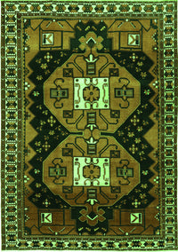 Persian Green Traditional Rug, tr1075grn