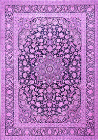 Medallion Purple Traditional Rug, tr1076pur