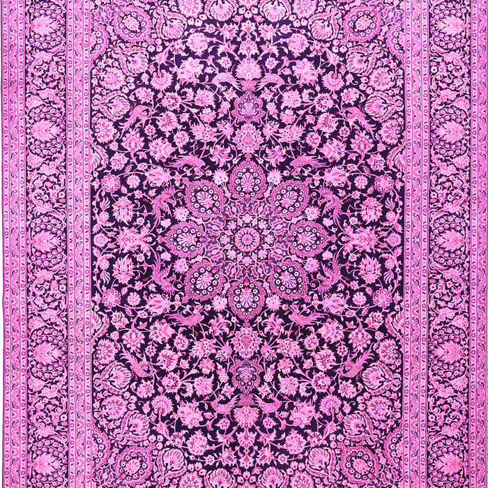 Medallion Pink Traditional Rug, tr1076pnk