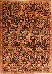 Persian Orange Traditional Rug, tr1077org