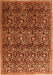 Persian Orange Traditional Rug, tr1077org