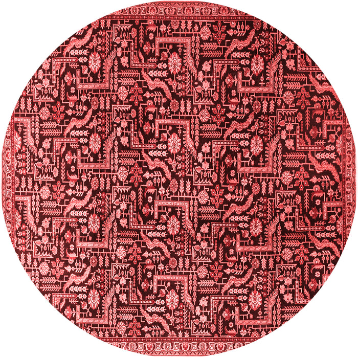 Machine Washable Persian Red Traditional Rug, wshtr1077red