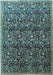 Persian Light Blue Traditional Rug, tr1077lblu