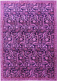 Persian Purple Traditional Rug, tr1077pur