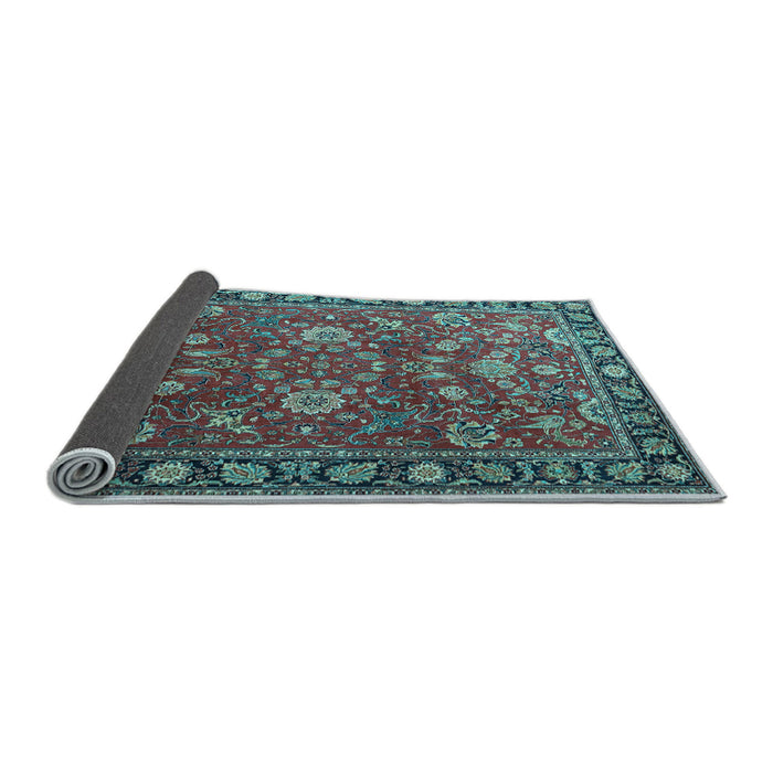 Sideview of Persian Light Blue Traditional Rug, tr1078lblu