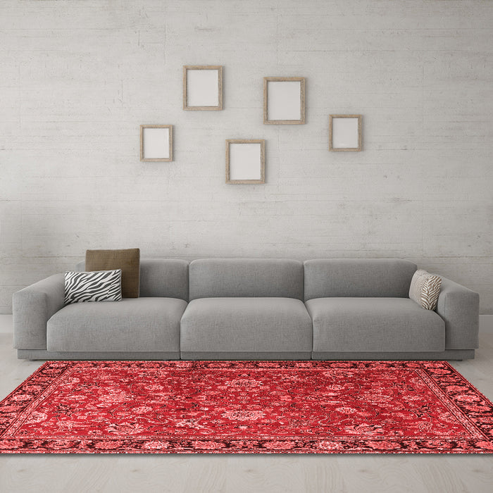 Traditional Red Washable Rugs