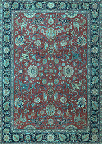 Persian Light Blue Traditional Rug, tr1078lblu