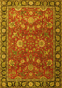 Persian Yellow Traditional Rug, tr1078yw