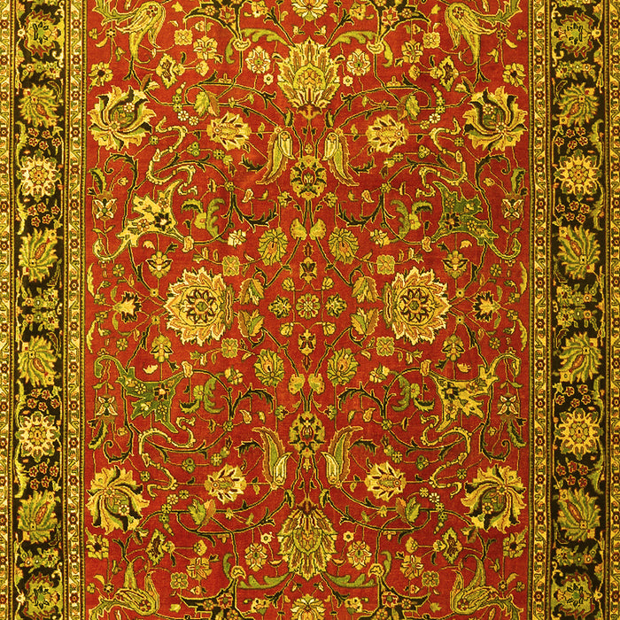 Persian Yellow Traditional Rug, tr1078yw
