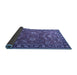 Sideview of Persian Blue Traditional Rug, tr1078blu