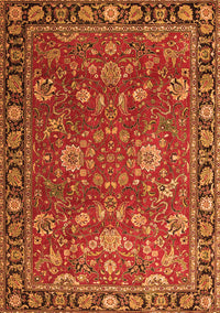 Persian Orange Traditional Rug, tr1078org