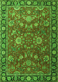 Persian Green Traditional Rug, tr1078grn