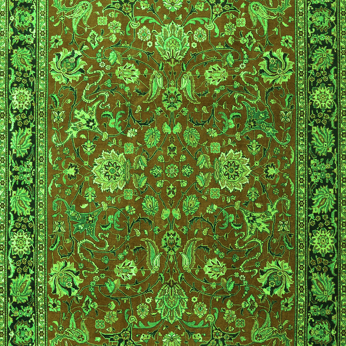 Persian Green Traditional Rug, tr1078grn