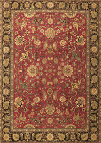 Persian Brown Traditional Rug, tr1078brn