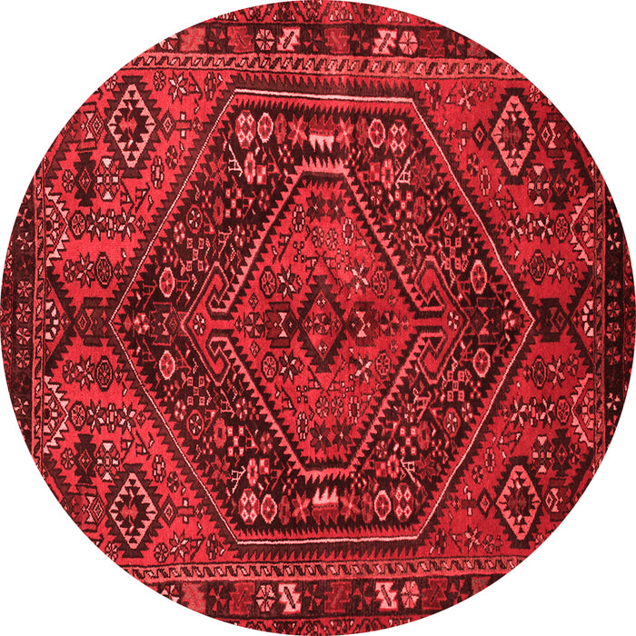 Machine Washable Persian Red Traditional Rug, wshtr107red
