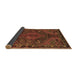 Sideview of Persian Brown Traditional Rug, tr107brn