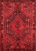 Persian Red Traditional Area Rugs