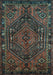 Persian Light Blue Traditional Rug, tr107lblu