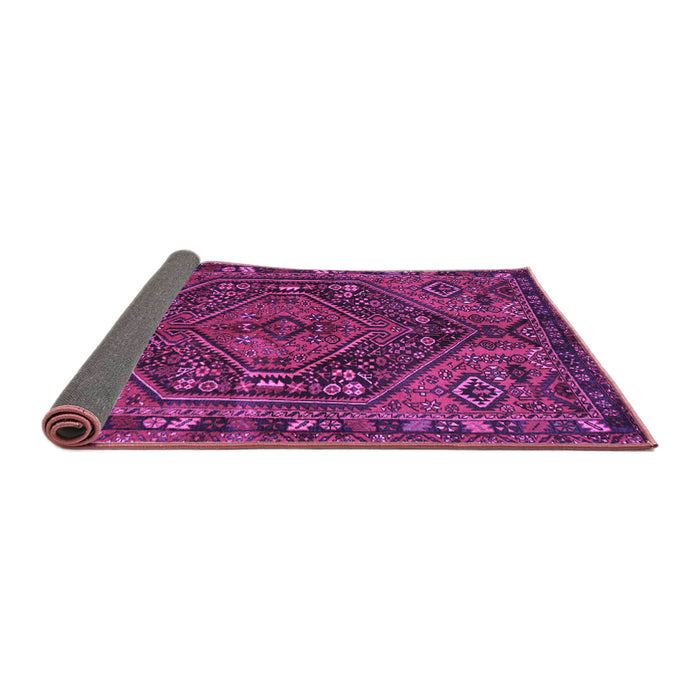 Sideview of Persian Purple Traditional Rug, tr107pur