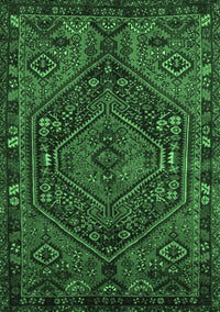 Persian Emerald Green Traditional Rug, tr107emgrn