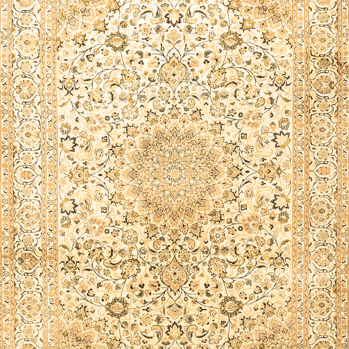 Medallion Brown Traditional Rug, tr1080brn