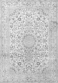 Medallion Gray Traditional Rug, tr1080gry