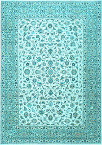 Persian Light Blue Traditional Rug, tr1081lblu