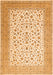 Persian Orange Traditional Rug, tr1081org