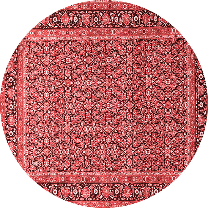 Machine Washable Persian Red Traditional Rug, wshtr1082red