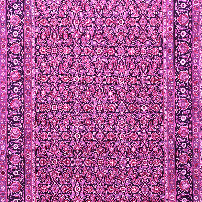 Machine Washable Persian Pink Traditional Rug, wshtr1082pnk