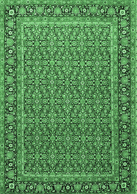 Persian Emerald Green Traditional Rug, tr1082emgrn