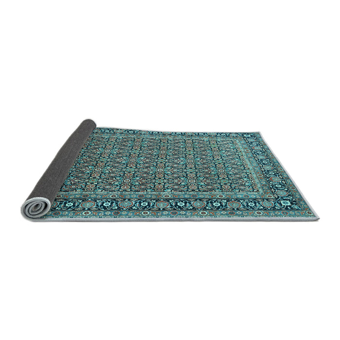 Sideview of Persian Light Blue Traditional Rug, tr1082lblu
