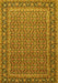 Persian Yellow Traditional Rug, tr1082yw