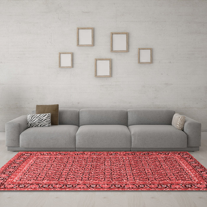 Traditional Red Washable Rugs