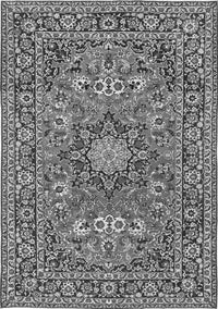 Medallion Gray Traditional Rug, tr1083gry