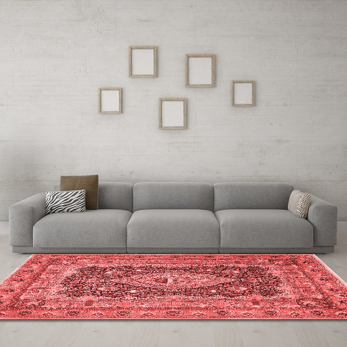 Traditional Red Washable Rugs