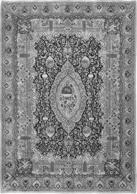 Medallion Gray Traditional Rug, tr1084gry