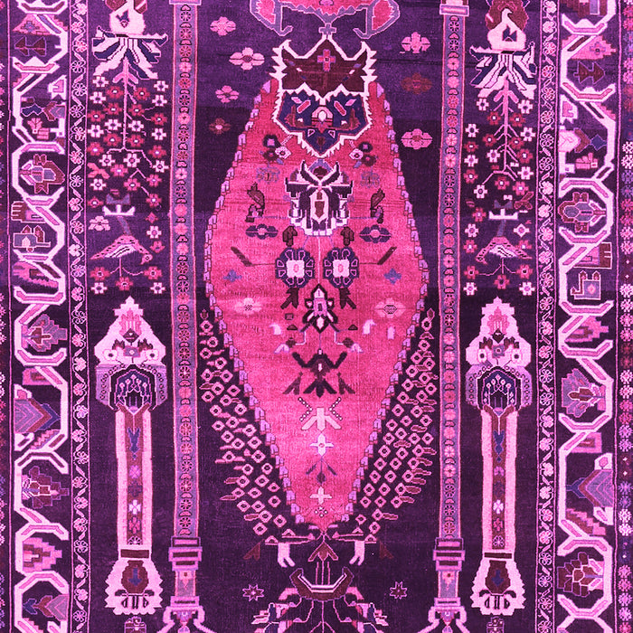Medallion Pink Traditional Rug, tr1085pnk